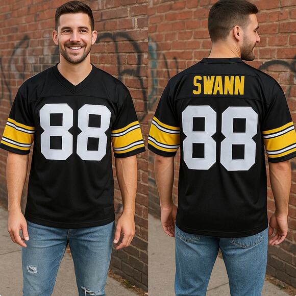 Mitchell & Ness Lynn Swann #88 Steelers Throwback Jersey NWT 56 3XL - Picture 1 of 12